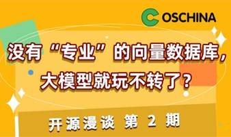 没有“专业”的向量数据库，大模型就玩不转了吗？