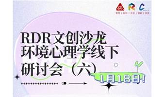 中英双语交流·1月18日丨RDR文创沙龙×环境心理学应用线下研讨会（六）