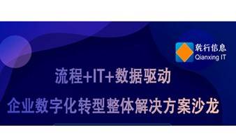 流程+IT+数据驱动企业数字化转型整体解决方案沙龙