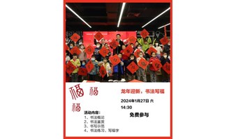 朵云书院 | 龙年迎新，书法写福