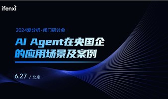 AI Agent在央国企的高价值场景与真实落地案例探讨——2024爱分析·闭门研讨会