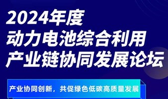 动力电池综合利用产业链协同发展论坛