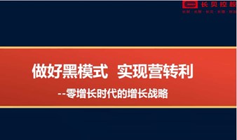 增长黑模式——突破业绩瓶颈的商业新模式