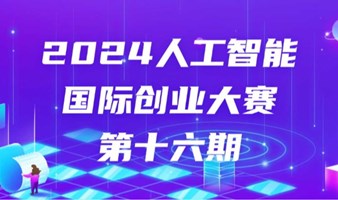 2024人工智能国际创业大赛第十六期