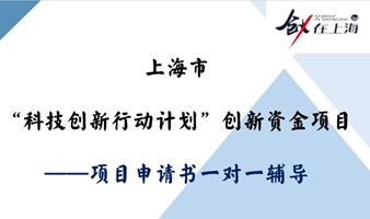 上海市2024年度“科技创新行动计划”创新资金项目——项目申请书一对一辅导