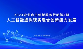 2024年企业自主创新服务行动-人工智能虚拟现实融合创新能力发展