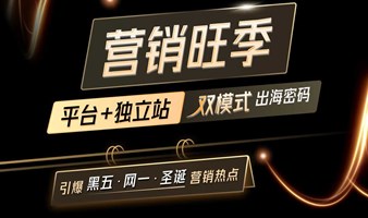 跨境电商旺季-平台+独立站双模式出海密码-黑五、网一、圣诞营销热点-TikTok亚马逊官方