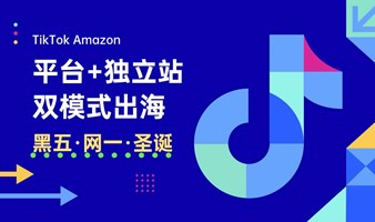 TikTok亚马逊官方-跨境电商平台+独立站双模式出海峰会-黑五、网一、圣诞营销热点（上海站）