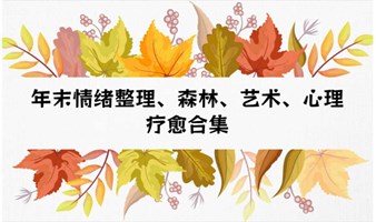 年末心灵整理、交友、森林、艺术、心理疗护合集