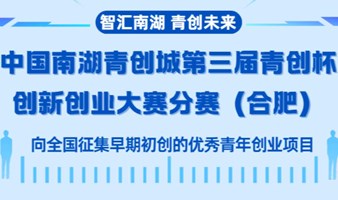 中国南湖青创城第八期项目路演暨中国南湖青创城第三届青创杯创新创业大赛预选赛（合肥）