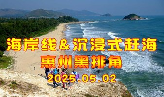 5月2日【惠州黑排角】沉浸式赶海&徒步海岸线（含往返车费）