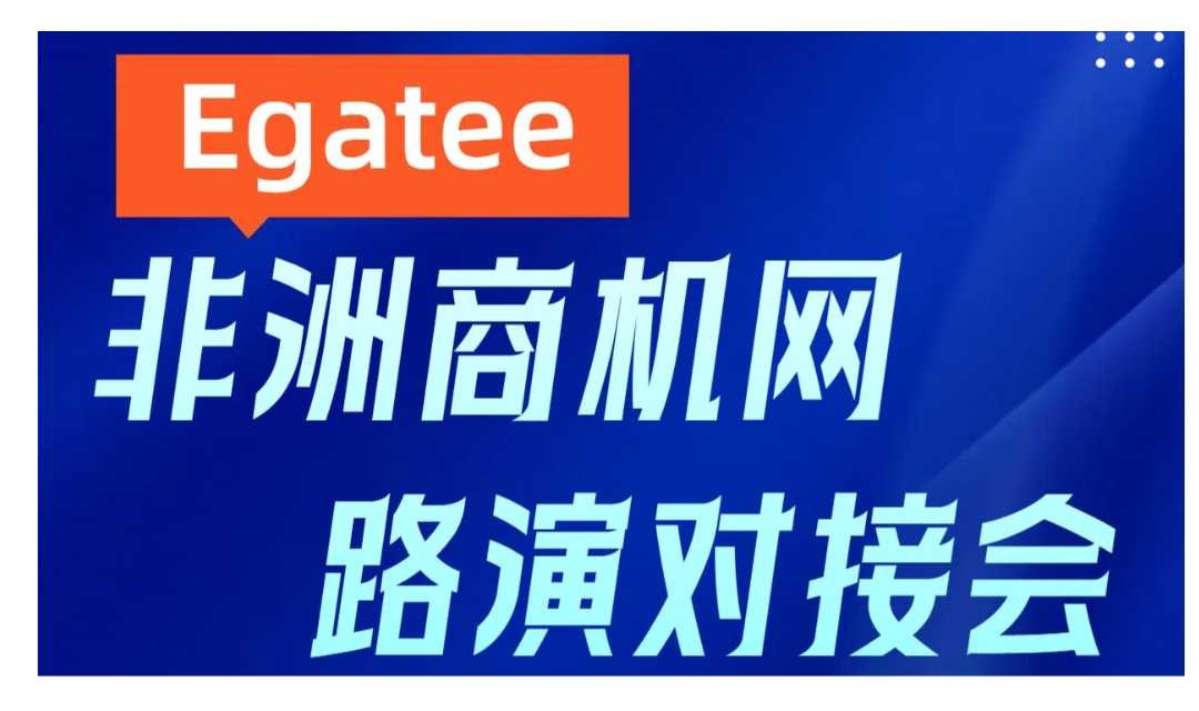 2025.05.29 Egatee 非洲商机网路演对接会