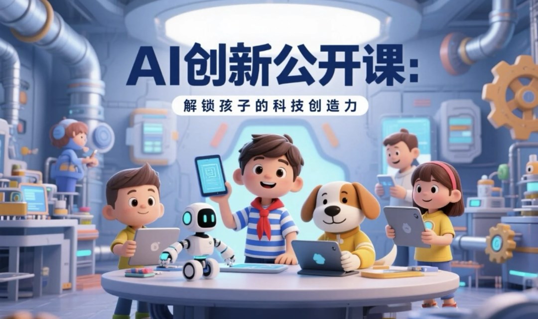 【公益亲子活动】AI 创新公开课:解锁孩子的科技与艺术创造力