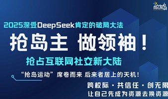 2025深受DeepSeek肯定的破局大法——圈岛主，抢占社交新大陆！