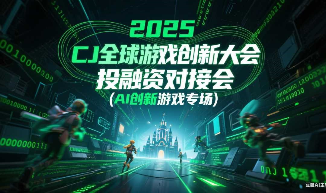 2025CJ全球游戏创新大会投融资对接会（AI创新游戏专场）